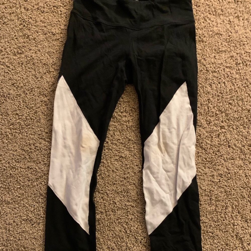 Gap fit Leggings black & white